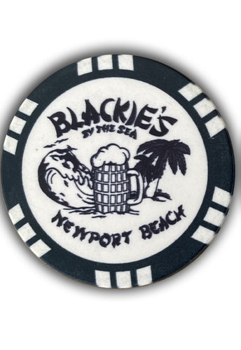 Black poker chip $5 value