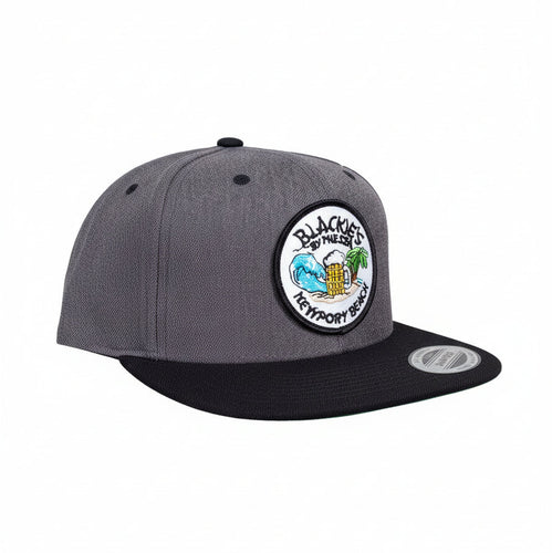Charcoal Snapback Beach Patch