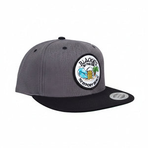 Charcoal Snapback Beach Patch