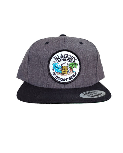Charcoal Snapback Beach Patch