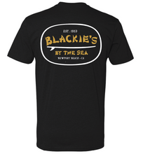 Load image into Gallery viewer, Black Gold surfboard Tee